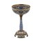 Painted Cloisonné Silver Goblet with Stained Glass Enamels by Ivan Khlebnikov 2