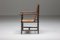 Art Nouveau Dark Brown Ebonized Wicker Chair by Josef Zotti, Austria, 1911 5