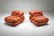 Soriana Lounge Chairs by Afra and Tobia Scarpa for Cassina, 1970s, Set of 2 2