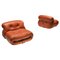 Soriana Lounge Chairs by Afra and Tobia Scarpa for Cassina, 1970s, Set of 2 1