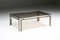 Hollywood Regency Coffee Table in Brass and Glass, 1970s, Image 3