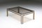 Hollywood Regency Coffee Table in Brass and Glass, 1970s, Image 5