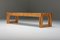 Italian Modernist Pine Bench by Charlotte Perriand, Italy, 1960s, Set of 2 7