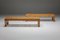 Banc Moderniste en Pin par Charlotte Perriand, Italie, 1960s, Set de 2 4