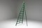 Rustic Green Ladder Sculpture, 1890s 3