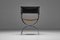 Leather & Chrome Savonarola Emperor Chair from Maison Jansen, 1970s 4