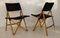 Mid-Century Navy Folding Chairs by Sergio Asti for Zanotta, 1969, Set of 4, Image 4