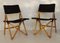 Mid-Century Navy Folding Chairs by Sergio Asti for Zanotta, 1969, Set of 4 3