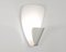 White B206 Wall Sconce Lamp Set by Michel Buffet for Indoor, Set of 2, Image 3