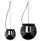 Suspension Lamps the Globe Nickel by Joe Colombo for Oluce, Set of 2 1