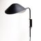 Black Anthony Wall Lamp White Fixing Bracket by Serge Mouille 2