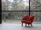 Pelican Chair Upholstered in Wood and Fabric by Finn Juhl for Design M 20