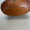 Austrian Teak Bowl with Brass and Rattan Handle by Carl Auböck, 1950s 20