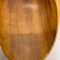 Large Austrian Light Teak Bowl with Brass and Leather Handle by Carl Auböck, 1950s, Image 11
