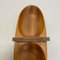 Large Austrian Light Teak Bowl with Brass and Leather Handle by Carl Auböck, 1950s, Image 14