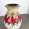 Large Pottery Multi-Color Fat Lava 290-40 Vase from Scheurich, 1970s, Image 7