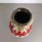 Large Pottery Multi-Color Fat Lava 290-40 Vase from Scheurich, 1970s 8