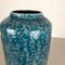 Large Pottery Multi-Color Fat Lava 517-45 Vase from Scheurich, 1970s 7