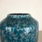 Large Pottery Multi-Color Fat Lava 517-45 Vase from Scheurich, 1970s 14