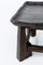 French Carved Wood Side Table by Jean Touret 3