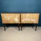 Tables de Chevet Vintage en Bois, Italie, 1960s, Set de 2 11