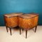 Vintage Wooden Bedside Table, Italy, 1960s, Set of 2 5