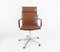 Sedia da ufficio in pelle di Rudolf Glatzel per Walter Knoll / Wilhelm Knoll, Immagine 1