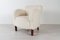 Vintage Danish Lambs Wool Lounge Chair, 1940s 13