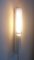 Vintage Modernist White Plastic & Perforated Metal Sconce, 1980s 4