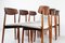 Vintage Danish Rosewood Dining Chairs by Harry Østergaard for Randers Møbelfabrik, 1960s, Set of 6 7