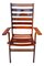 Reclining Folding Chair by Ico Parisi for Fratelli Reguitti, 1960s, Image 1