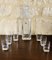 Whisky Karaffe aus Kristallglas mit 6 Gläsern von Luigi Bormioli, 1970er, 7er Set 1