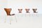 Rosewood Butterfly Dining Chairs by Arne Jacobsen for Fritz Hansen, Denmark 1965, Set of 4, Image 3