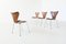 Rosewood Butterfly Dining Chairs by Arne Jacobsen for Fritz Hansen, Denmark 1965, Set of 4 2