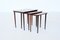 Danish Rosewood Nesting Tables from Mobelintarsia, Denmark, 1960, Set of 3 3