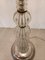 Irisierende Glas Stehlampe mit Lampenschirm aus Stoff von Barovier und Toso, 1940er 8