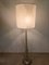 Irisierende Glas Stehlampe mit Lampenschirm aus Stoff von Barovier und Toso, 1940er 1