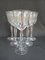 White Wine Clara Glasses in Crystal from Baccarat, Set of 6 2