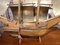 Large Decorative Boat with Brass Sails 8