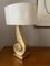 Golden Ceramic Table Lamp from Le Dauphin, Image 3