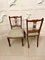 Antique Victorian Walnut Side Chairs, Set of 2 3