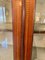 Antique Mahogany Inlaid Serpentine Front Display Cabinet 6