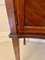 Antique Mahogany Inlaid Serpentine Front Display Cabinet 11