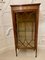 Antique Mahogany Marquetry Inlaid Display Cabinet 2