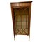 Antique Mahogany Marquetry Inlaid Display Cabinet 1
