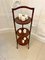 Antique Edwardian Mahogany Inlaid Folding Cake Stand, Image 2