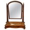 Espejo de tocador antiguo grande de caoba, Imagen 1