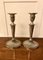 Antike edwardianische silberne Kerzenständer, 2er Set 2