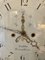 Reloj George III antiguo de caoba con incrustaciones, Imagen 14