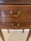 Antique Edwardian Mahogany Inlaid Bow Fronted Bedside Cabinet 16